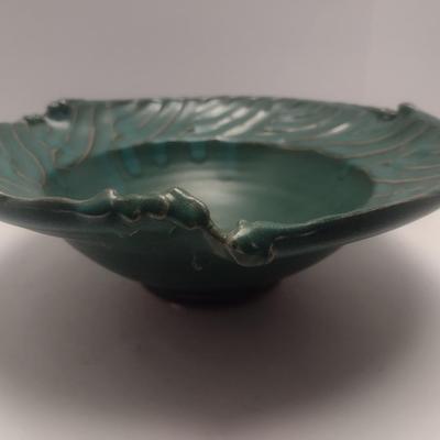 Art Studio Pottery Decorative Centerpiece Bowl Signed by Artist