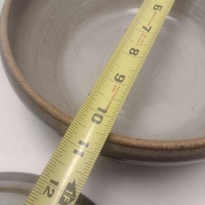Lage Art Studio Lidded Pottery Dish Signed by Artist