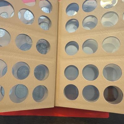 Sale Photo Thumbnail #68: 19 coins in total with collection book. 61 open spaces for further collecting. 

1964 -P 
1964 - D 
1965 - P
1966 - P
1967 - P
1968 - D 
1970 - D 

1971 - P
1971 - D 
1972 - P
1972 - D 
1973 - P
1973 - D 
1974 - P
1974 - D 
1776- 1976 - P
1776 - 1976 - D
