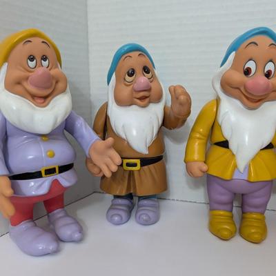 Disney Snow White and the Seven Dwarfs Figure Set Complete 7 Dwarfs Collectible Toys