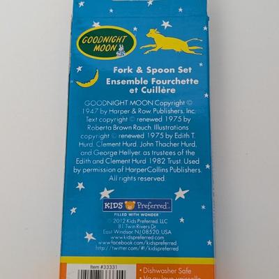 Goodnight Moon Kids Preferred Fork and Spoon Set Baby Feeding Utensils in Box