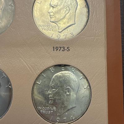 Sale Photo Thumbnail #78: All coins are 40% Silver 
21 coins in total. 
Denver, Philadelphia, and San Francisco minted. 

Collecting book has 21 open slots for further collecting.