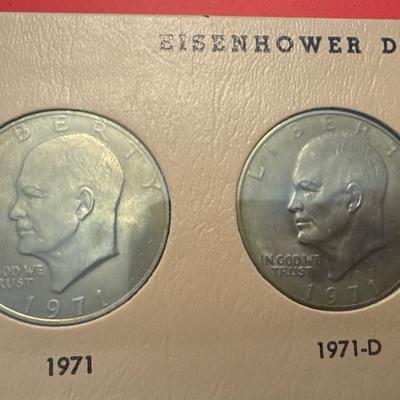 Sale Photo Thumbnail #75: All coins are 40% Silver 
21 coins in total. 
Denver, Philadelphia, and San Francisco minted. 

Collecting book has 21 open slots for further collecting.