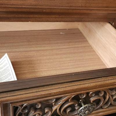 Sale Photo Thumbnail #314: Lenoir House for Broyhill chest of drawers. Matching dresser on auction as well