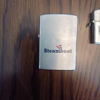 ZIPPO AND SMALL BUTANE LIGHTER MARKED JAPAN