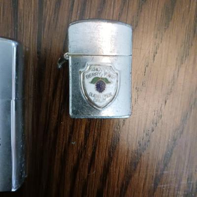 ZIPPO AND SMALL BUTANE LIGHTER MARKED JAPAN