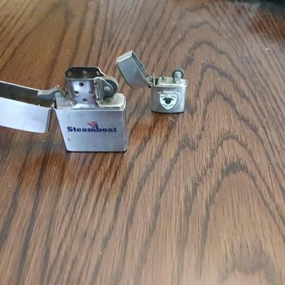 ZIPPO AND SMALL BUTANE LIGHTER MARKED JAPAN