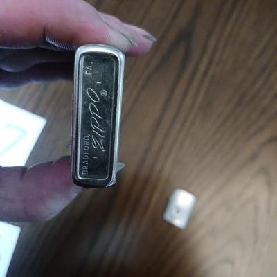 ZIPPO AND SMALL BUTANE LIGHTER MARKED JAPAN