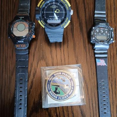 3 MEN'S WATCHES
