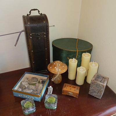 FLAMELESS CANDLES, BOXES AND MORE