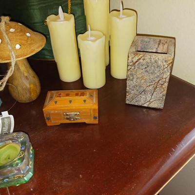 FLAMELESS CANDLES, BOXES AND MORE