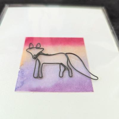 Fox Wood & Meadow Fox Red Fox Print On Paper Signed By Local Artist Jennifer Barrineau (SB)