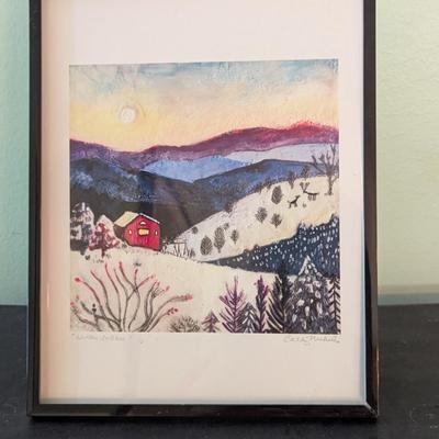 Local Artist Cathy Nichols Art "Winter Solstice" (SB)