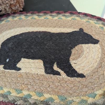 Bear Braided Mats & Bear Pillow Designed By Laura Megroy (HW)