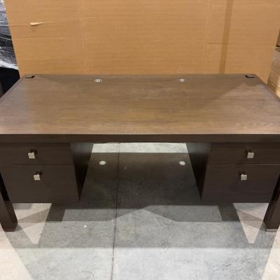 Knowlton Brothers Architrane Executive Desk  
