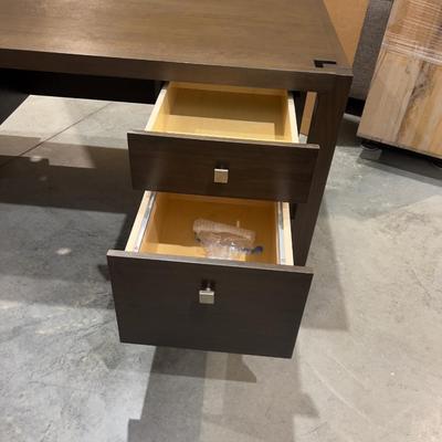 Knowlton Brothers Architrane Executive Desk  