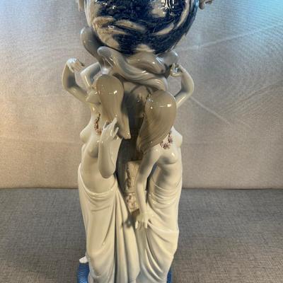 Sale Photo Thumbnail #108: Lladro "Mother Earth" Sculpture MASSIVE #49/500 Signed~

This absolutely massive Lladro titled "Mother Earth" has been retired after a limited run of 500. One of the rarer pieces. This is in great overall condition and displays beautifully, I believe it h