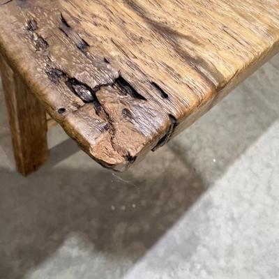 Sale Photo Thumbnail #124: Wood. Never Used Antique Salvaged Oak Wood. .Hand crafted.  Nice! Has a chip on one corner.  Heavy! High quality! Please provider moving assistance and secure transportation and or packing materials for moving. Retails for $1,000