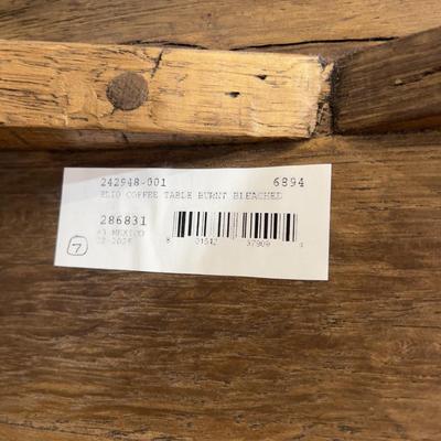Sale Photo Thumbnail #122: Wood. Never Used Antique Salvaged Oak Wood. .Hand crafted.  Nice! Has a chip on one corner.  Heavy! High quality! Please provider moving assistance and secure transportation and or packing materials for moving. Retails for $1,000