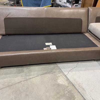 Sale Photo Thumbnail #137: Measures Larger Sofa 122 X 30 X 41 & Love Seat 80 X 40 X 31 and   Not used. Excellent  Condition we could see no damage on this sofa at all it may have gotten water on the feet but shows no signs of being wet or has any odor. .  Heavy! High quality! Pleas