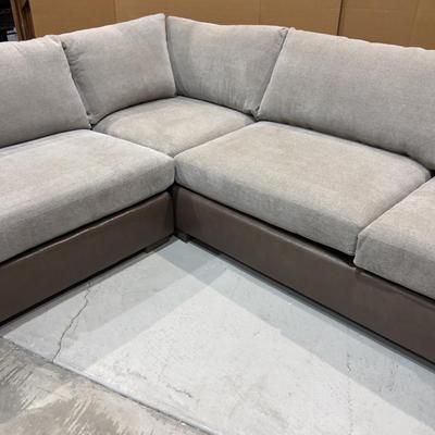 Sale Photo Thumbnail #134: Measures Larger Sofa 122 X 30 X 41 & Love Seat 80 X 40 X 31 and   Not used. Excellent  Condition we could see no damage on this sofa at all it may have gotten water on the feet but shows no signs of being wet or has any odor. .  Heavy! High quality! Pleas