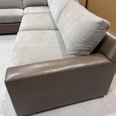 Sale Photo Thumbnail #135: Measures Larger Sofa 122 X 30 X 41 & Love Seat 80 X 40 X 31 and   Not used. Excellent  Condition we could see no damage on this sofa at all it may have gotten water on the feet but shows no signs of being wet or has any odor. .  Heavy! High quality! Pleas