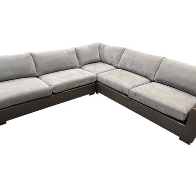 Sale Photo Thumbnail #126: Measures Larger Sofa 122 X 30 X 41 & Love Seat 80 X 40 X 31 and   Not used. Excellent  Condition we could see no damage on this sofa at all it may have gotten water on the feet but shows no signs of being wet or has any odor. .  Heavy! High quality! Pleas