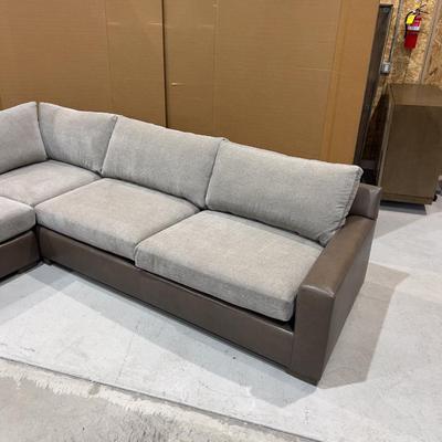 Sale Photo Thumbnail #128: Measures Larger Sofa 122 X 30 X 41 & Love Seat 80 X 40 X 31 and   Not used. Excellent  Condition we could see no damage on this sofa at all it may have gotten water on the feet but shows no signs of being wet or has any odor. .  Heavy! High quality! Pleas