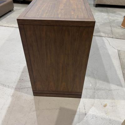 Sale Photo Thumbnail #215: Not used Excellent Condition. Jointed Corners. Wood with Metal Legs.  High quality! Please provider moving assistance and secure transportation and or packing materials for moving. Measures 80 X 21 X 34  Retail Price on Wayfair $4,800 