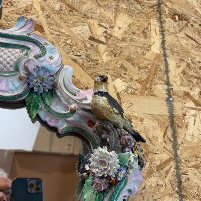 Sale Photo Thumbnail #295: WOW! Beautiful, Unique Antique Mirror.  Highly Collectible - Please provider moving assistance and secure transportation and or packing materials for moving.