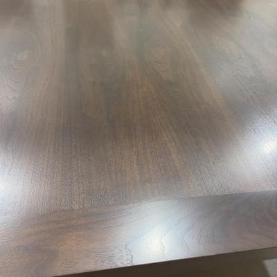 Sale Photo Thumbnail #357:  Table top is beautiful. Not used. The Base does have a minor chips - See Photo. t comes in 2 pieces to move. High quality! Please provider moving assistance and secure transportation and or packing materials for moving. Measures 48 X 84 HUGE!  Retails fo