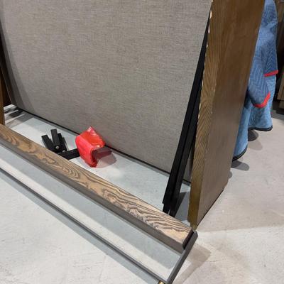 Sale Photo Thumbnail #368: Headboard, Side-rails, Footboard, Slates. Complete. The Headboard has edge damage from moving. Heavy! Please provider moving assistance and secure transportation and or packing materials for moving! Retail $3,600.00