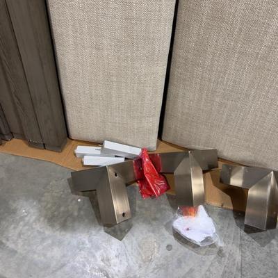 Sale Photo Thumbnail #375: Complete Headboard, Posts, Footboard, Slates. NOT Set up. Yes we have a bolt package. All Parts see accounted for. Please provider moving assistance and secure transportation and or packing materials for moving. King Size Bed . Retail Price $6,968.00