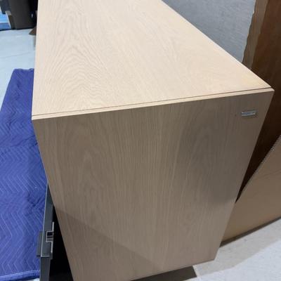 Sale Photo Thumbnail #380: 87 x 20 x 20 NO Legs or Feet. Has Black Sliding Doors. Great Condition. NOT PUT TOGETHER. Yes we have the hardware. Please provider moving assistance and secure transportation and or packing materials for moving. Measures 87 X 20 X 28. RETAIL PRICE $11,39