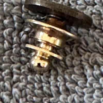 Sale Photo Thumbnail #533: Paul Harris Fellow pin, a recognition awarded by Rotary International. 
Here's what it represents:
Recognition of Giving: The Paul Harris Fellow recognition acknowledges individuals who contribute, or have contributions made in their name, of US$1,000 or 