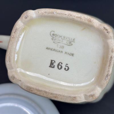 LOT 46: Vintage Utility Ware, Transferware & China: Buffalo China, Rego, Crooksville, W.R. Midwinter Ltd, Sebring Pottery