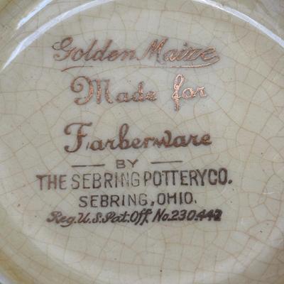 LOT 46: Vintage Utility Ware, Transferware & China: Buffalo China, Rego, Crooksville, W.R. Midwinter Ltd, Sebring Pottery