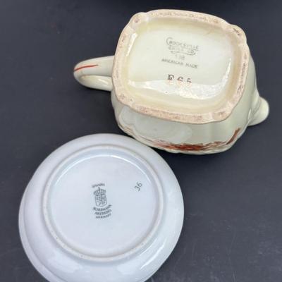 LOT 46: Vintage Utility Ware, Transferware & China: Buffalo China, Rego, Crooksville, W.R. Midwinter Ltd, Sebring Pottery