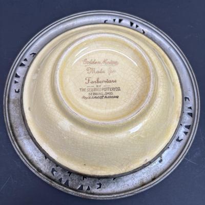LOT 46: Vintage Utility Ware, Transferware & China: Buffalo China, Rego, Crooksville, W.R. Midwinter Ltd, Sebring Pottery