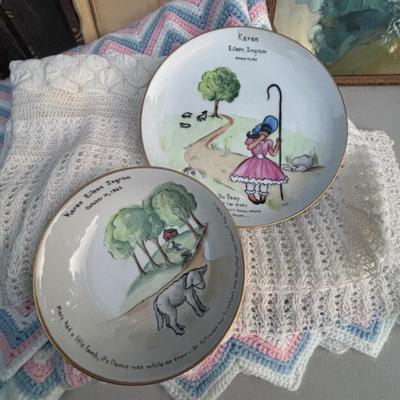 LOT 51: Vintage Baby - Composition Baby Hendren Doll, Royal Doulton Bunnykins Dishes & More