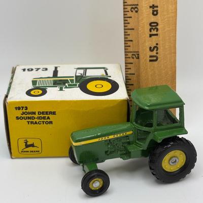 LOT 54: Dinky Toys Westland Sikorsky S.51 Helicopter, Budgie Toy England Low Loader, 1973 John Deere Tractor & More