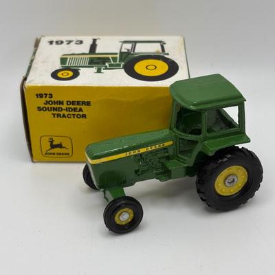 LOT 54: Dinky Toys Westland Sikorsky S.51 Helicopter, Budgie Toy England Low Loader, 1973 John Deere Tractor & More
