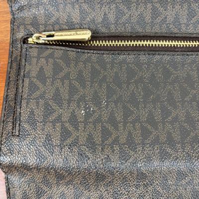 LOT 58: Michael Kors Signature Mott Messenger Satchel & Wallet