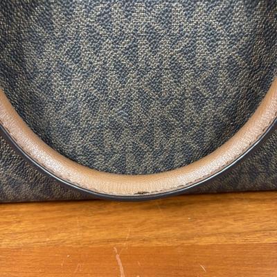 LOT 58: Michael Kors Signature Mott Messenger Satchel & Wallet