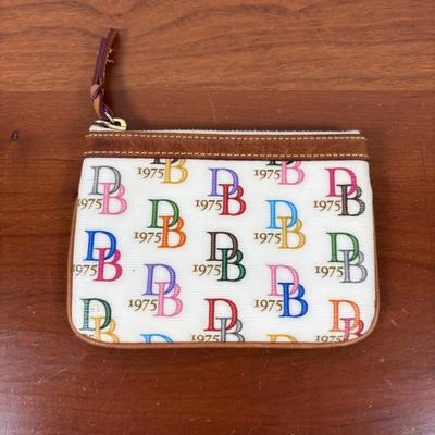 LOT 59: Dooney & Burke 1975 Rainbow Satchel & Wallet