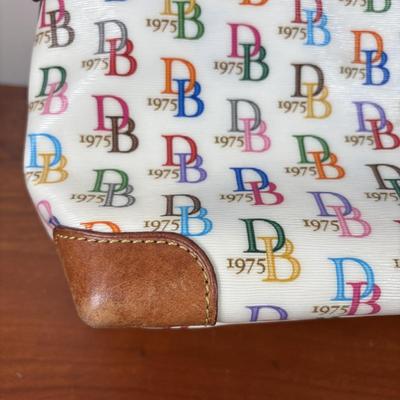 LOT 59: Dooney & Burke 1975 Rainbow Satchel & Wallet
