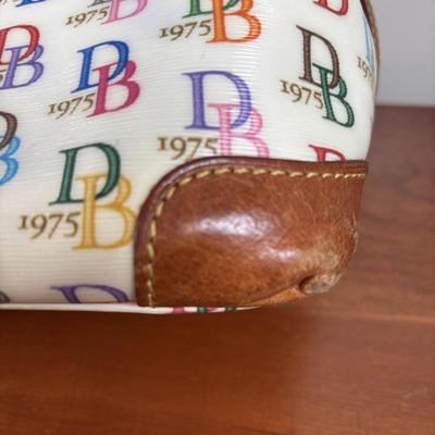 LOT 59: Dooney & Burke 1975 Rainbow Satchel & Wallet