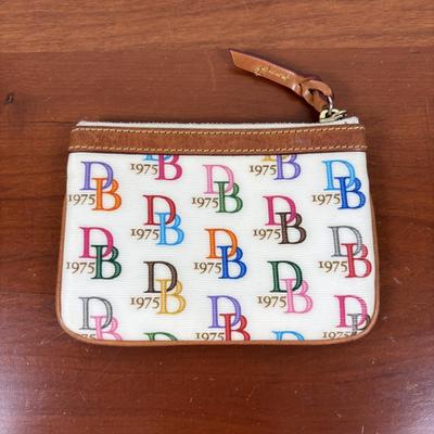 LOT 59: Dooney & Burke 1975 Rainbow Satchel & Wallet