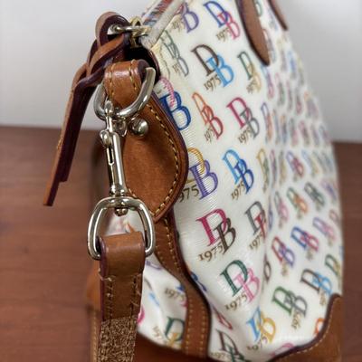 LOT 59: Dooney & Burke 1975 Rainbow Satchel & Wallet