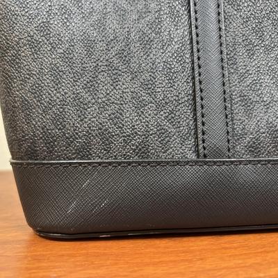 LOT 60: Michael Kors Jet Set Travel Signature Tote Bag & Monogram Wristlet